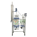 China Customized 50L Chemical Jacketed Glass solid liquid extraction Polypeptide Reactor With Filter Device